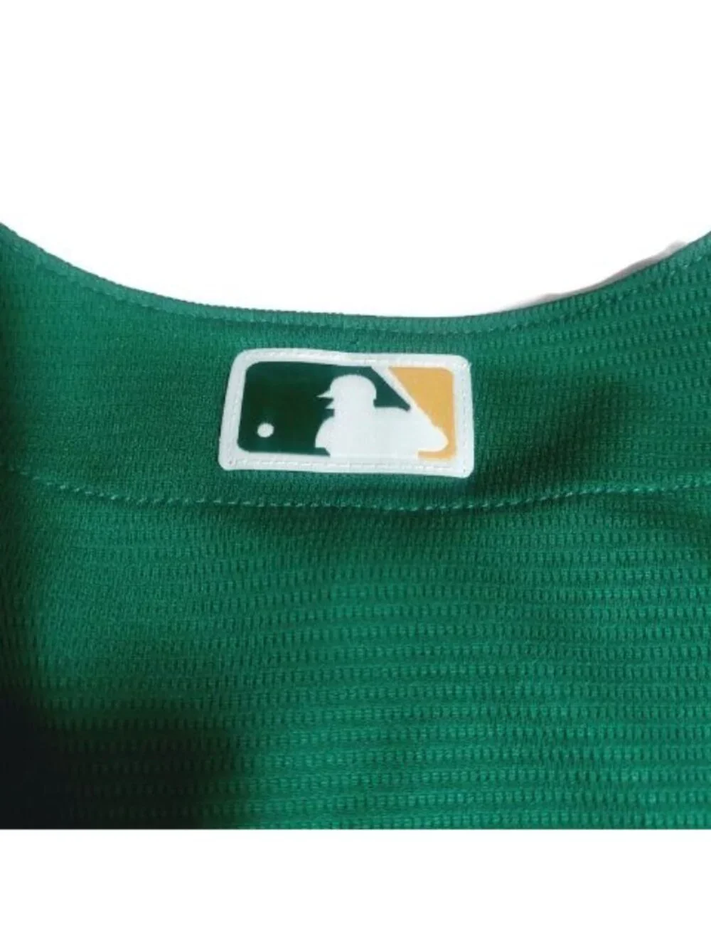 Nike Oakland Athletics Mens Size XL Full Button Alternate Jersey Green Blank MLB